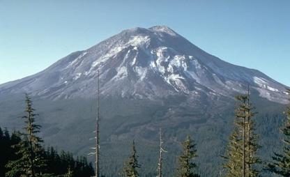 Mt St Helens; seen before the 1980 Eruption